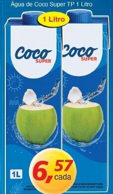 Supermercados Guanabara Agua de Coco Super TP 1L oferta