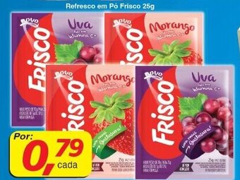 Supermercados Guanabara Refresco em po Frisco 25g oferta