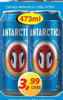 Supermercados Guanabara Cerveja Antarctica Latao 473ml oferta