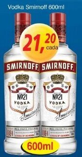Supermercados Guanabara Vodka Smirnoff 600ml oferta