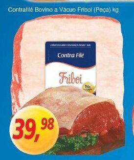 Supermercados Guanabara Contrafile Bovino a Vacuo Friboi 1kg oferta