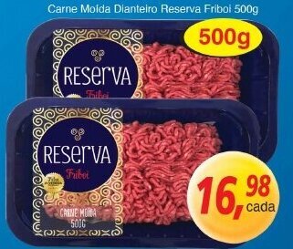 Supermercados Guanabara Carne Moida Dianteiro Reserva Friboi 500g oferta