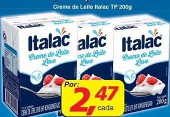 Supermercados Guanabara Creme de Leite Italac TP 200g oferta