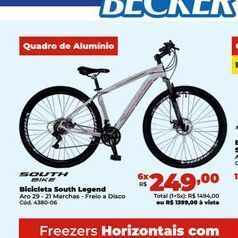 Lojas Becker Bicicleta oferta