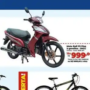 Lojas Becker Moto bull fs plus oferta