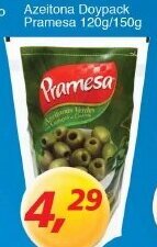 Supermercados Guanabara Azeitona Doypack Pramesa 120g/150g oferta