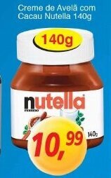 Supermercados Guanabara Creme de Avela com Cacau Nutella 140g oferta