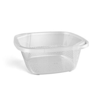Casa Freitas Bacia plástico transparente 14 litros uz oferta