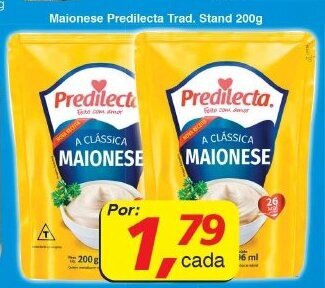 Supermercados Guanabara Maionese Predilecta Trad. stand 200g oferta