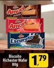 Coelho Diniz Biscoito richester wafer oferta