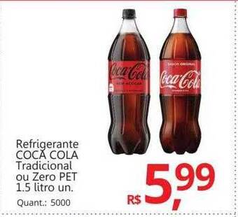 Supermercados Koch Refrigerante coca cola tradicional ou zero oferta