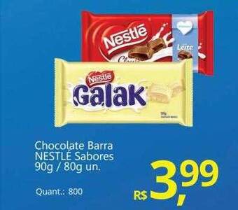Supermercados Koch Chocolate barra nestlé sabores oferta