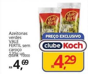 Azeitonas verdes vale fértil sem caroço