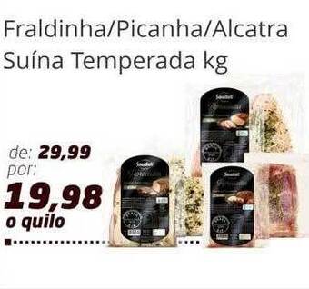 Supermercados Santa Helena Fraldinha-picanha-alcatra suína temperada kg oferta