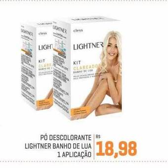 Pó descolorante lightner banho de lua 1 aplicação