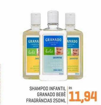 Cidade Supermercados Shampoo infantil granado bebê fragrâncias oferta