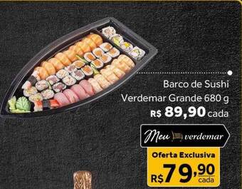 Verdemar Supermercado Barco de sushi verdemar grande oferta