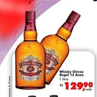 Whisky chivas regal 12 anos