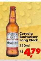 Big Box Cerveja budweiser long neck oferta