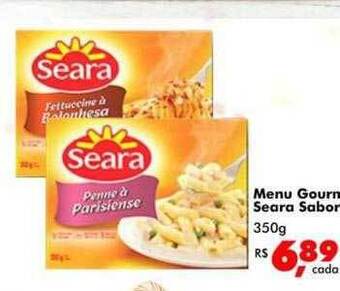 Big Box Menu gourmet seara sabores oferta