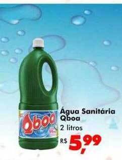 Big Box Água sanitária qboa oferta