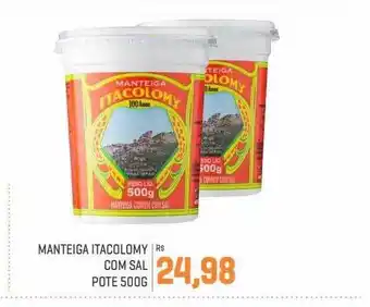 Cidade Supermercados Manteiga itacolomy com sal pote oferta
