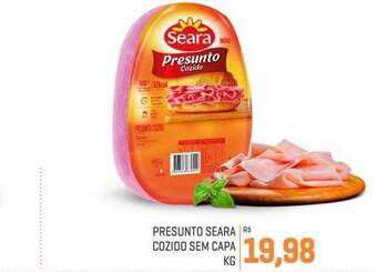 Cidade Supermercados Presunto seara cozido sem capa kg oferta