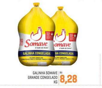 Galinha somave grande congelado kg
