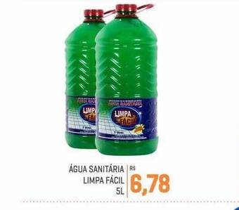 Água sanitária limpa fácil