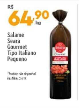 Supper Rissul Salame seara gourmet tipo italiano pequeno oferta
