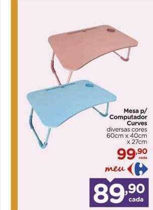 Carrefour Mesa p computador curves oferta
