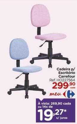 Carrefour Cadeira p escritório carrefour oferta