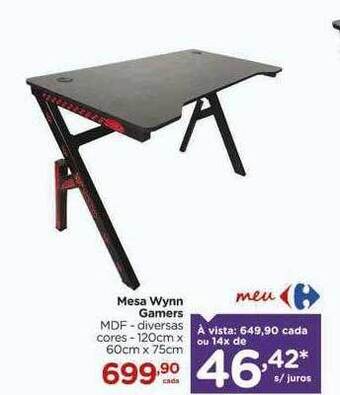 Carrefour Mesa wynn gamers oferta