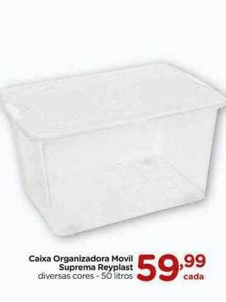 Caixa organizadora movil suprema reyplast