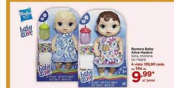 Carrefour Boneca baby alive hasbro oferta