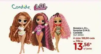Boneca l.o.l. surprise o.m.g. candide