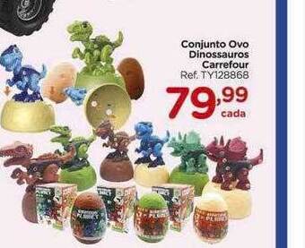 Carrefour Conjunto ovo dinossauros carrefour oferta
