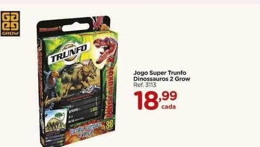 Jogo Trunfo Dinossauro - Grow