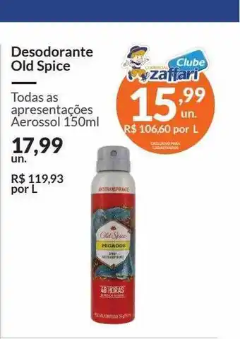 Zaffari Desodorante old spice oferta