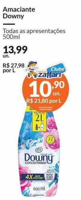 Zaffari Amaciante downy oferta