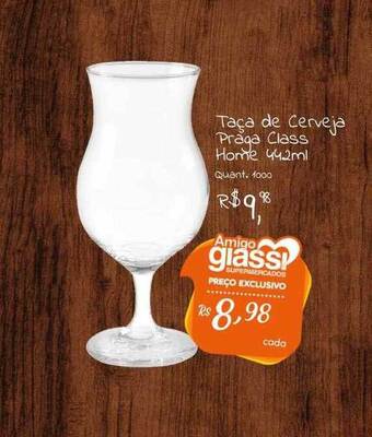 Giassi Supermercados Taça de cerveja praga class home oferta