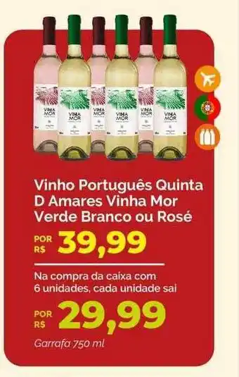 Vinho português quinta d amares vinha mor verde branco ou rosé