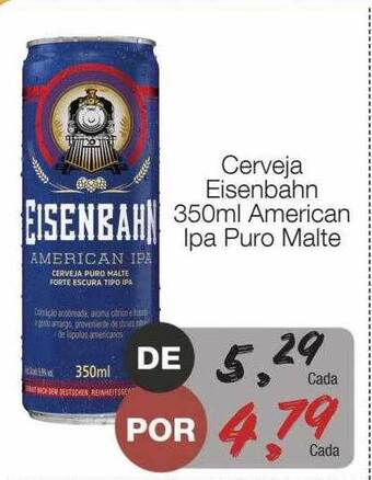 Supermercado Dalben Cerveja eisenbahn american ipa puro malte oferta