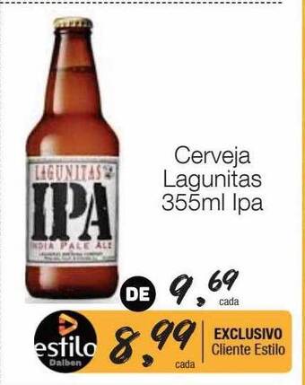 Supermercado Dalben Cerveja lagunitas ipa oferta