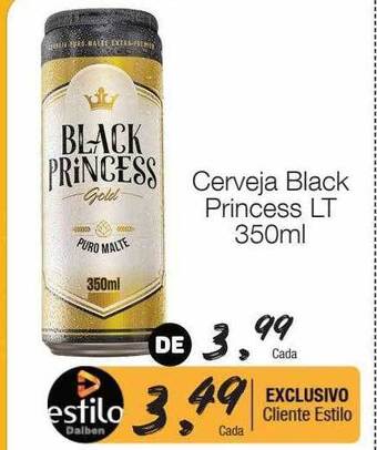 Supermercado Dalben Cerveja black princess lt oferta