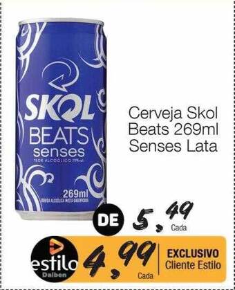 Supermercado Dalben Cerveja skol beats senses lata oferta