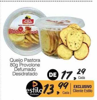 Supermercado Dalben Queijo pastora provolone defumado desidratado oferta