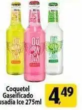 Coquetel gaseificado ousadia