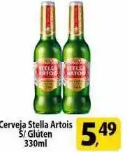 Cerveja stella artois s gluten