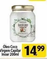 Óleo coco virgem capilar inoar
